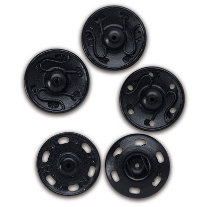DRITZ Sew-On Snaps, Black, Variety Sizes